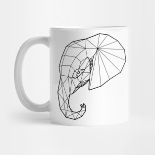 Elephant wireframe Mug